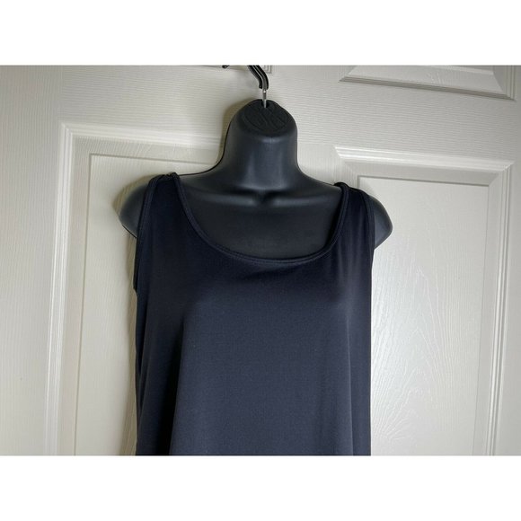 Champion Duo Dry Tank Top Womens Size XXL Solid Black Sleeveless Sport - Picture 3 of 11